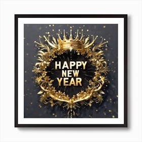 Happy New Year 139 Art Print