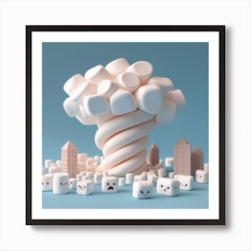 Marshmallow Hurricane Art Print