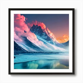 Arctic Sunrise Art Print