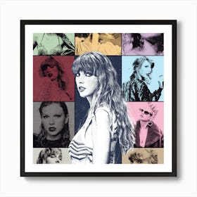 Taylor Swift Pop Art Art Print