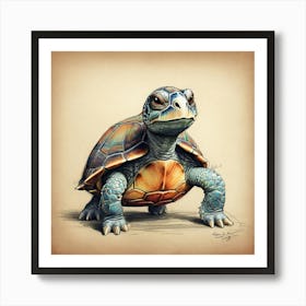 Turtles 4 Art Print