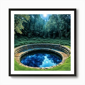 Reincarnation Mirrow Pool Art Print