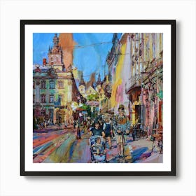 Lviv city Art Print