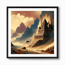 Mountain Temple 10 1 Art Print