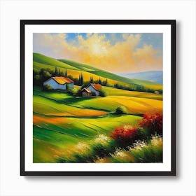 Tuscan Countryside 4 Art Print