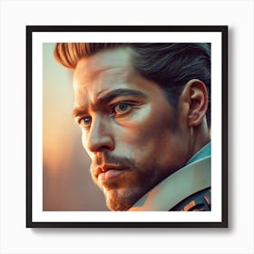 Hyper Realistic Characters With Realistic Backgr (5) Art Print