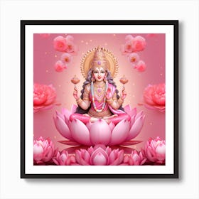 Maha Laxmi Image Art Print