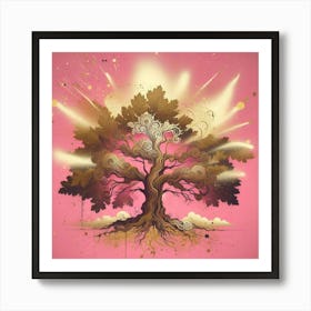 Tree Of Life blaze Art Print