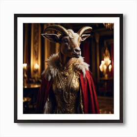 Princess Goats Art Print