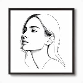 Portrait Of A Woman 1 Art Print