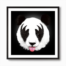 Kiss Of A Panda Final Art Print