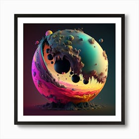 3d Art 3 Art Print