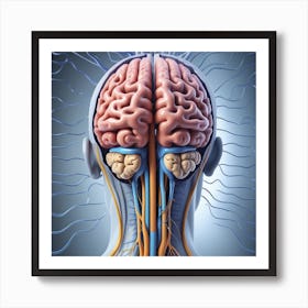 Brain And Nervous System 10 Art Print