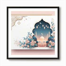 Ramadan Greeting Card 8 Art Print