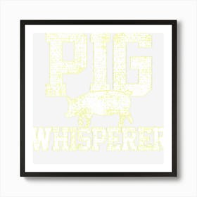 Pigs Whisperer Farmer Vintage Art Print