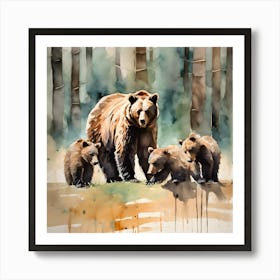 Mama Bear Art Print