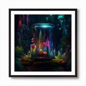 Forest In A Glass Art Print