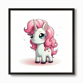 Cute Unicorn 56 Art Print