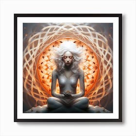 Meditating into Astral Realms Art Print