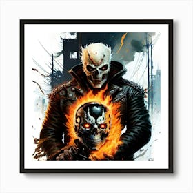 ghost rider 1 Art Print