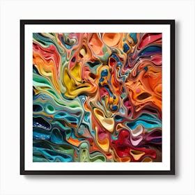 Abstract Painting 89 Art Print