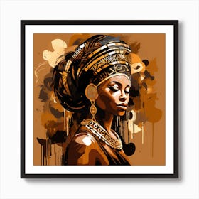 African Woman 47 Art Print