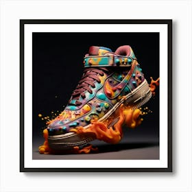 Nike Air Force 1 High Art Print