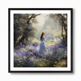 Cozy Canvases: Monet's Garden Serenade Art Print