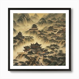 Chinese Landscape 1 Art Print