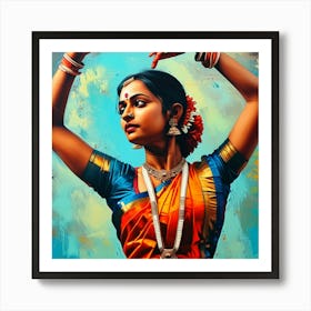 Indian Dancer 2 Art Print