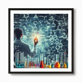 Chemistry Concept Art Print
