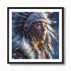 Native American Woman 1 Art Print