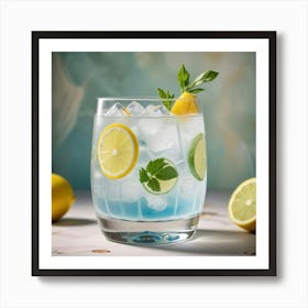 Iced Lemonade Art Print