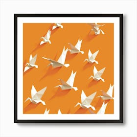 Origami Birds 18 Art Print