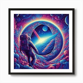 "The Great Way" Moon Man Collection [Risky Sigma] Art Print