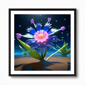 Flower In The Sky Art Print