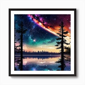 Galaxy Wallpaper 37 Art Print