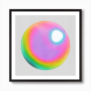 Holographic Sphere Art Print