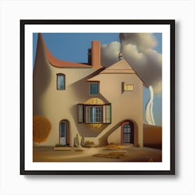 House On A Hill Art Print