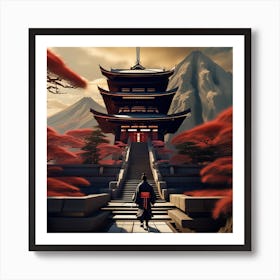 Asian Pagoda Art Print