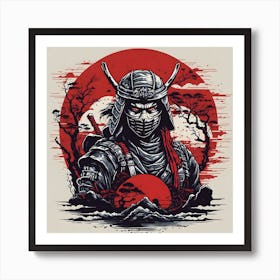 Samurai 1 Art Print