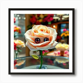 Sassy Rose 1 Art Print