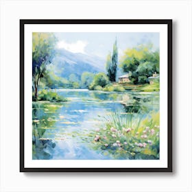 Toiles de Printemps: Canvas of French Spring Serenity Art Print