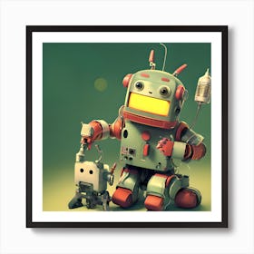 Robots 1 Art Print