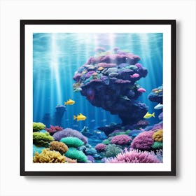 Coral Reef 1 Art Print