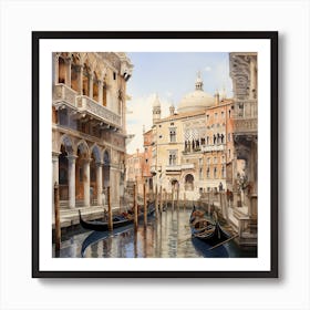 Tranquil Palazzo Waters Art Print