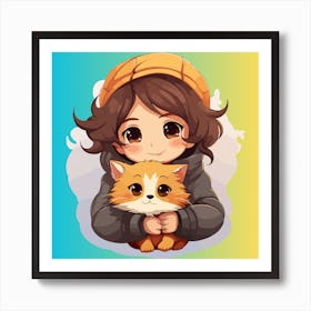 cute booy Art Print