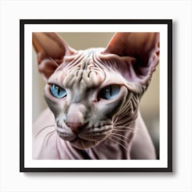 Sphynx Cat Art Print