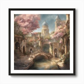 Cherry Blossoms Art Print