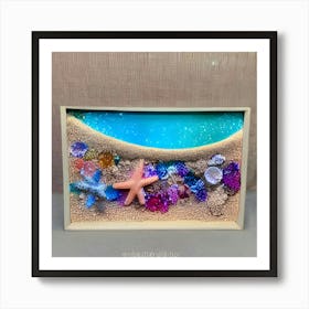 Sea Shells And Starfish Art Print